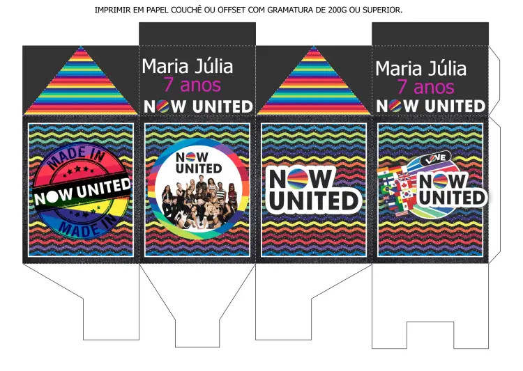 Convite Caixa Milk Now United Logo