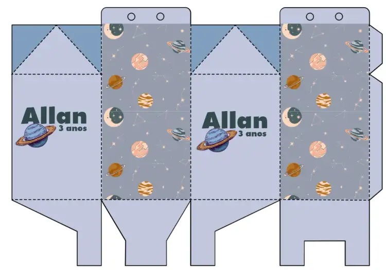 Caixa Milk Planetas Astros