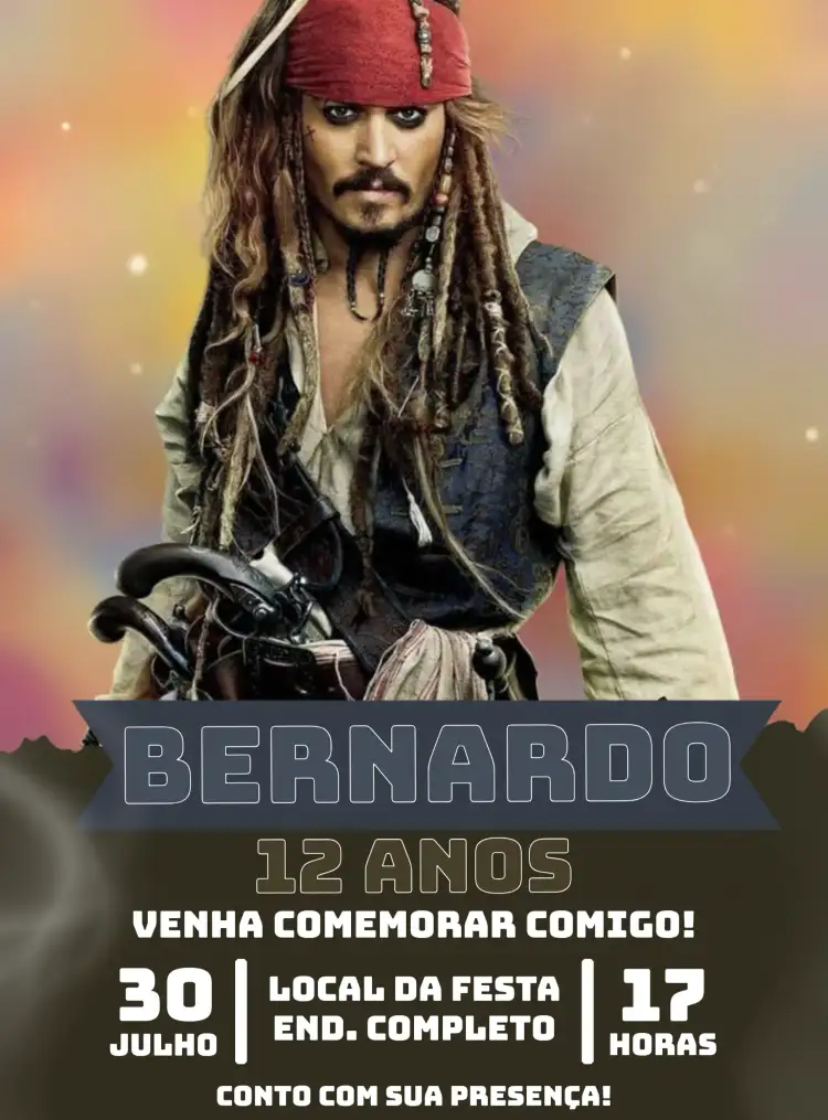 Capitão Jack Sparrow Tesouro