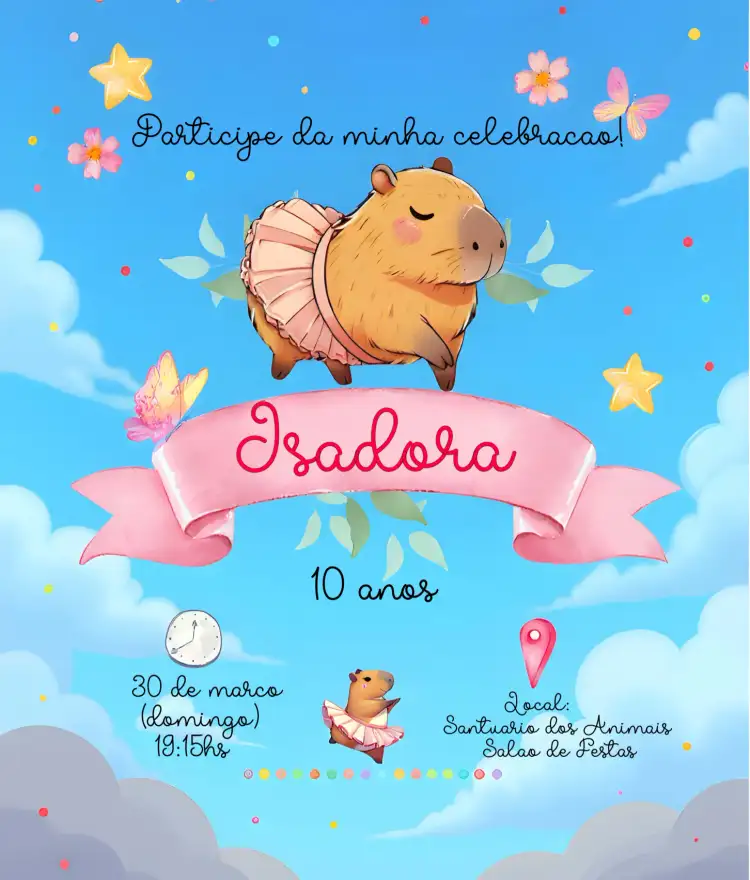 Capivara Menina