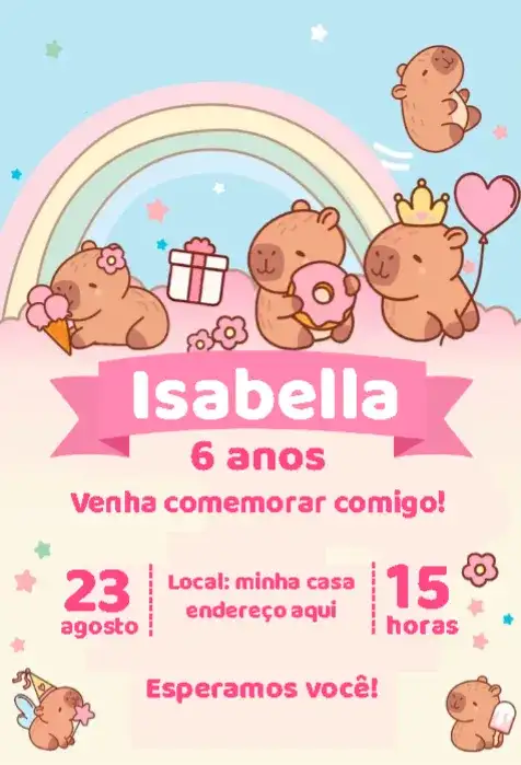 Capivara menina