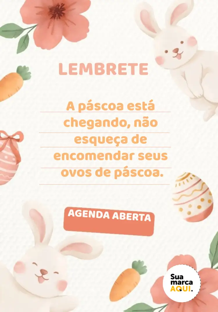 Convite Cardápio De Páscoa Cenoura – tema Datas Comemorativas vibrante, colorido, divertido, temático, alegre, infantil