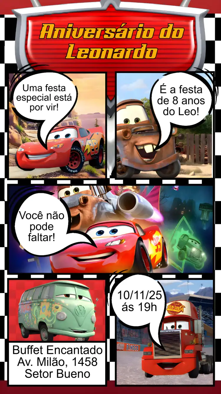 Carros Disney