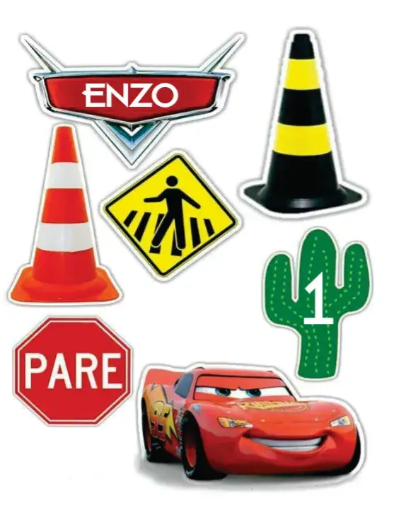Convite Carros Disney