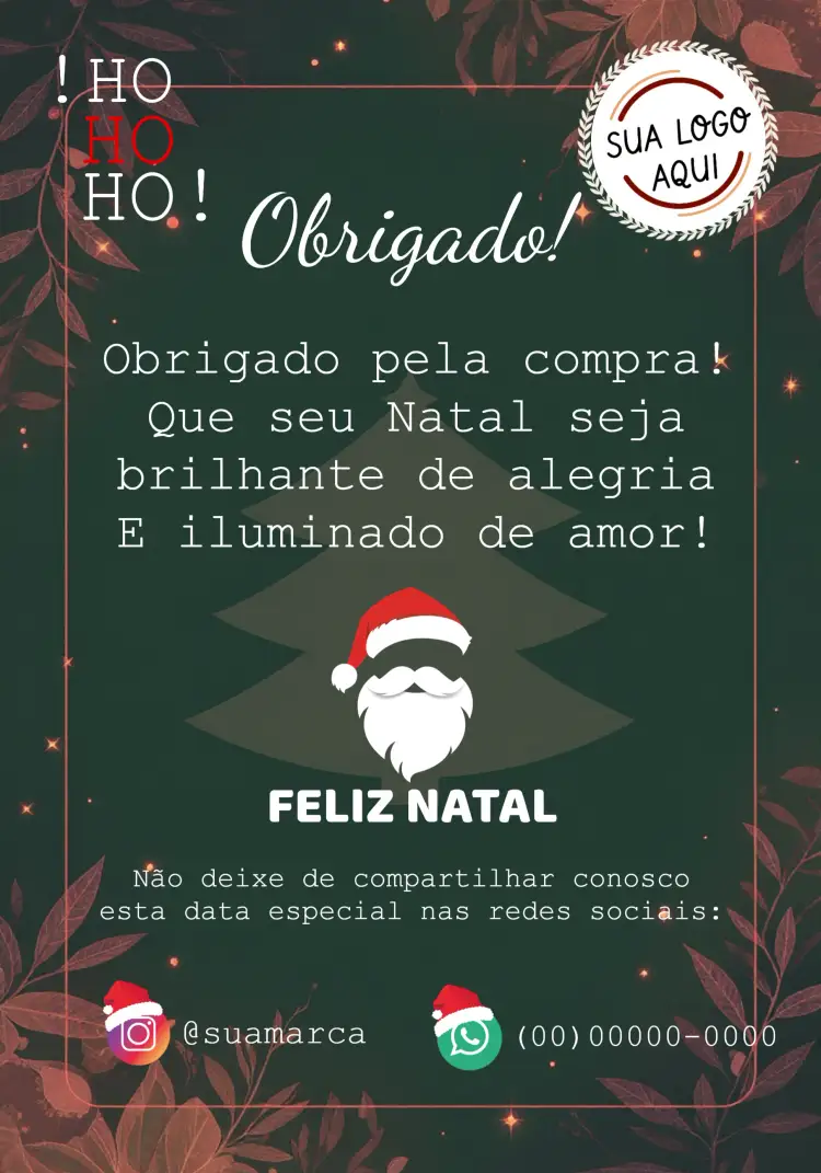 Convite Cartão De Agradecimento Natal Arte – tema Datas Comemorativas natalino, colorido, divertido, moderno, festivo, alegre