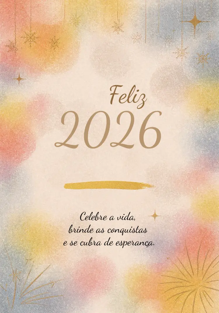 Convite Cartão De Comemoração Ano Novo - Feliz 2024 Prata