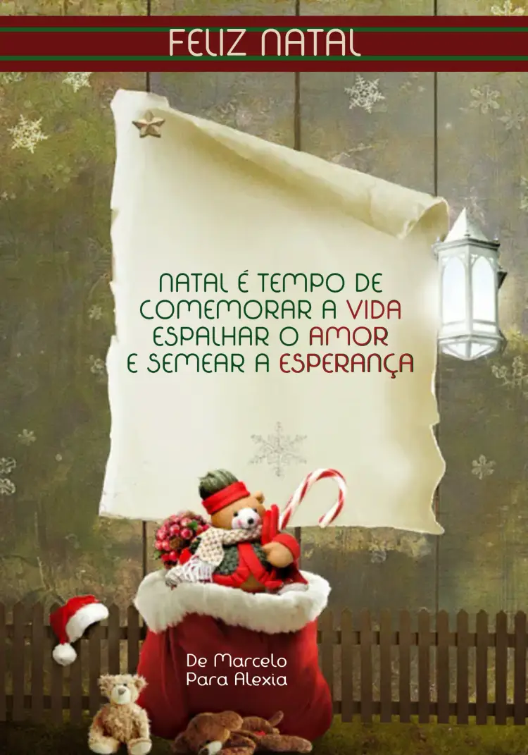 Convite Cartão De Natal Gorro