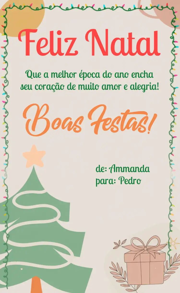 Convite Cartão De Natal Natalino – tema Datas Comemorativas vibrante, festivo, clássico, contemporâneo, colorido