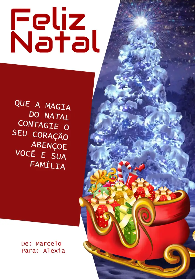 Convite Cartão De Natal Vermelho – tema Datas Comemorativas vermelho, tradicional, festivo, ilustrações de natal, confraternização, brilho