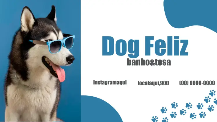 Convite Cartão De Visita Banho E Tosa Petshop