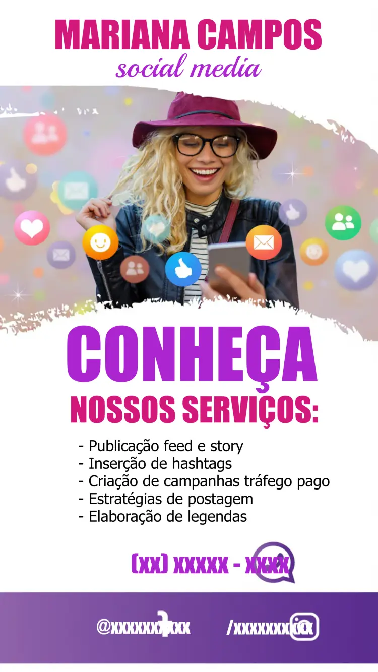 Convite Cartão De Visita Social Media Flyer