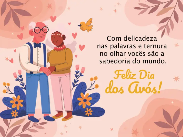 Convite Cartão Dia Dos Avós Felicitações