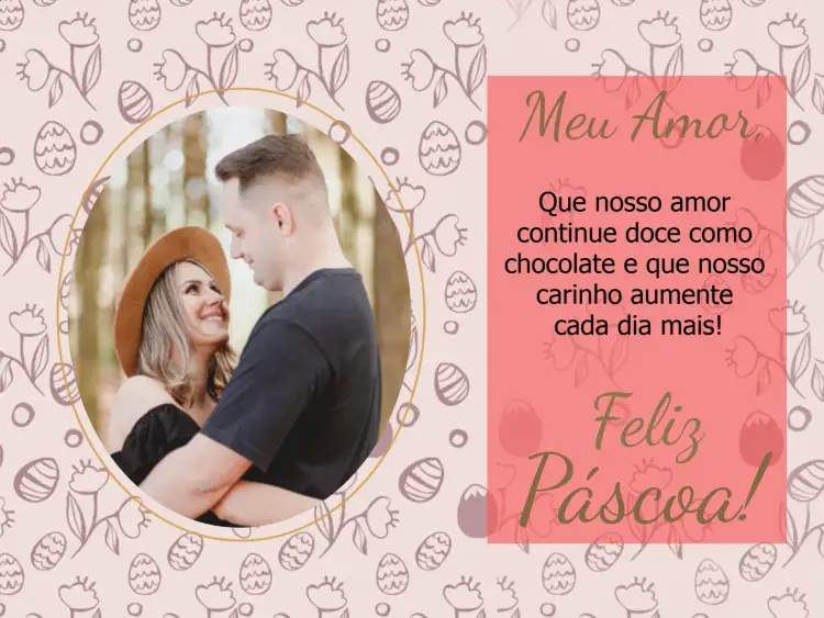Convite Cartão Feliz Páscoa Com Foto Círculos – tema Datas Comemorativas colorido, moderno, floral, alegre, minimalista