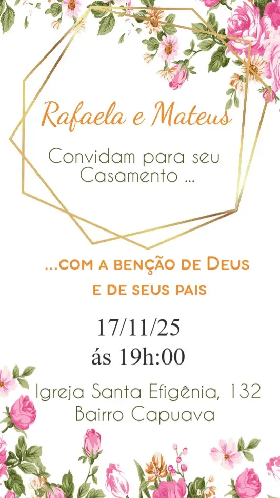 Convite Casamento