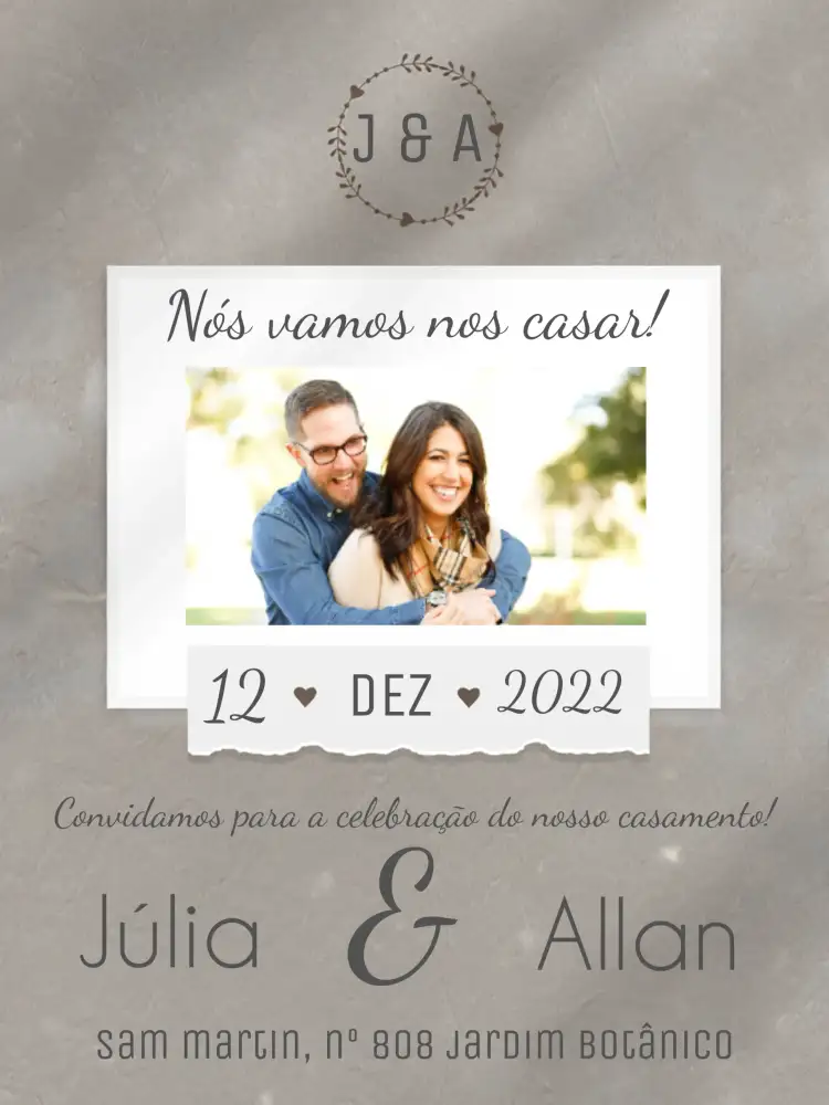 Casamento Com Foto Branco