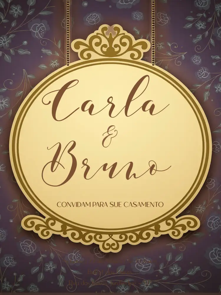 Convite Casamento Vintage Bege – tema Casamento vintage, bege, romântico, elegante, clássico