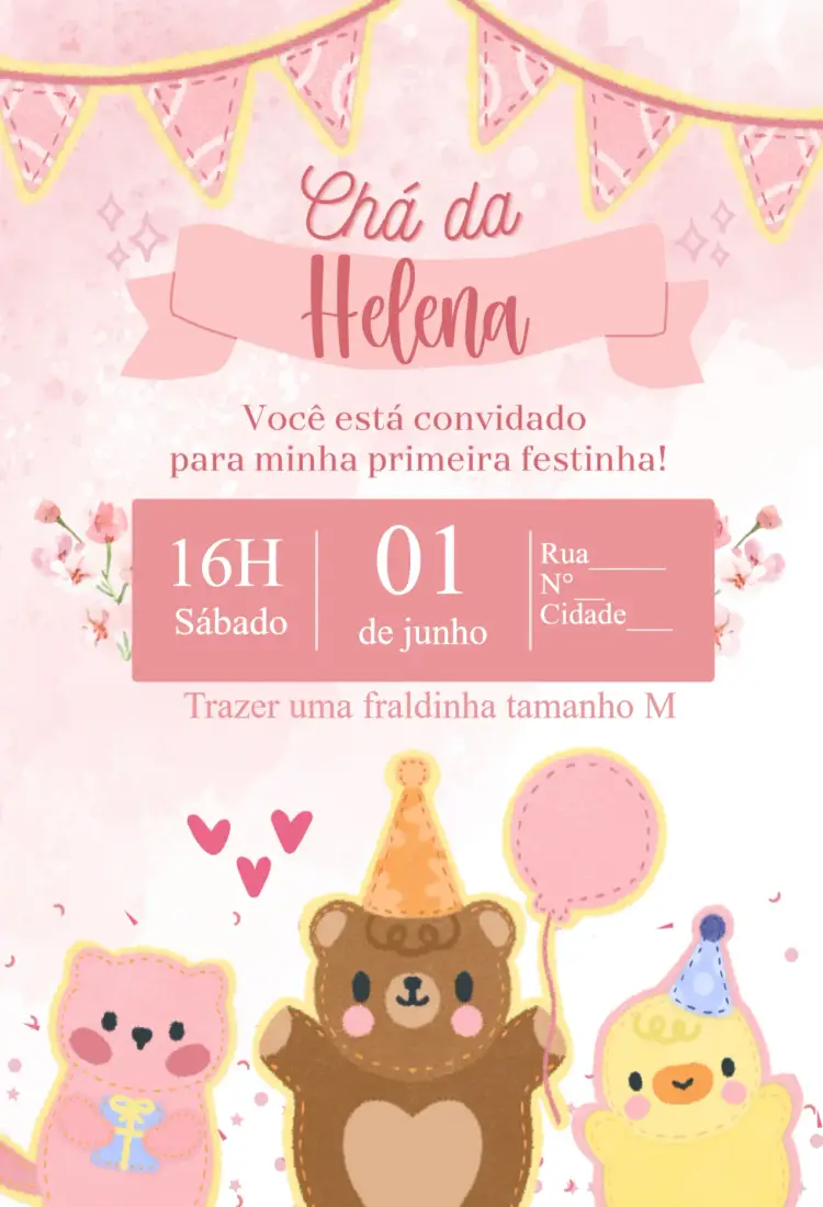 Baby Shower - friends invitation