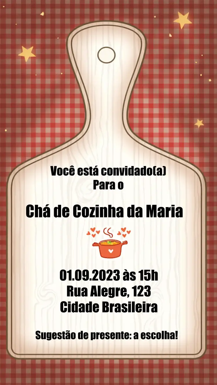 Convite Chá De Cozinha Branco – tema Chá de Panela minimalista, clássico, elegante, moderno, clean, contemporâneo