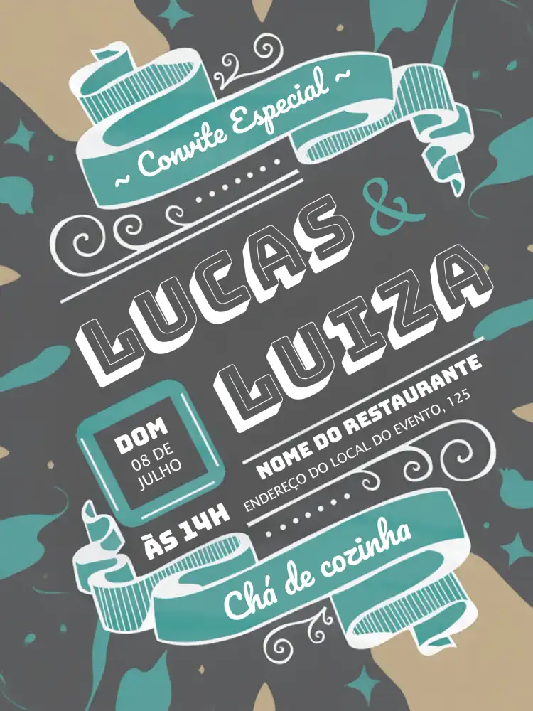 Chá De Cozinha - Chalkboard Preto E Verde Presentes