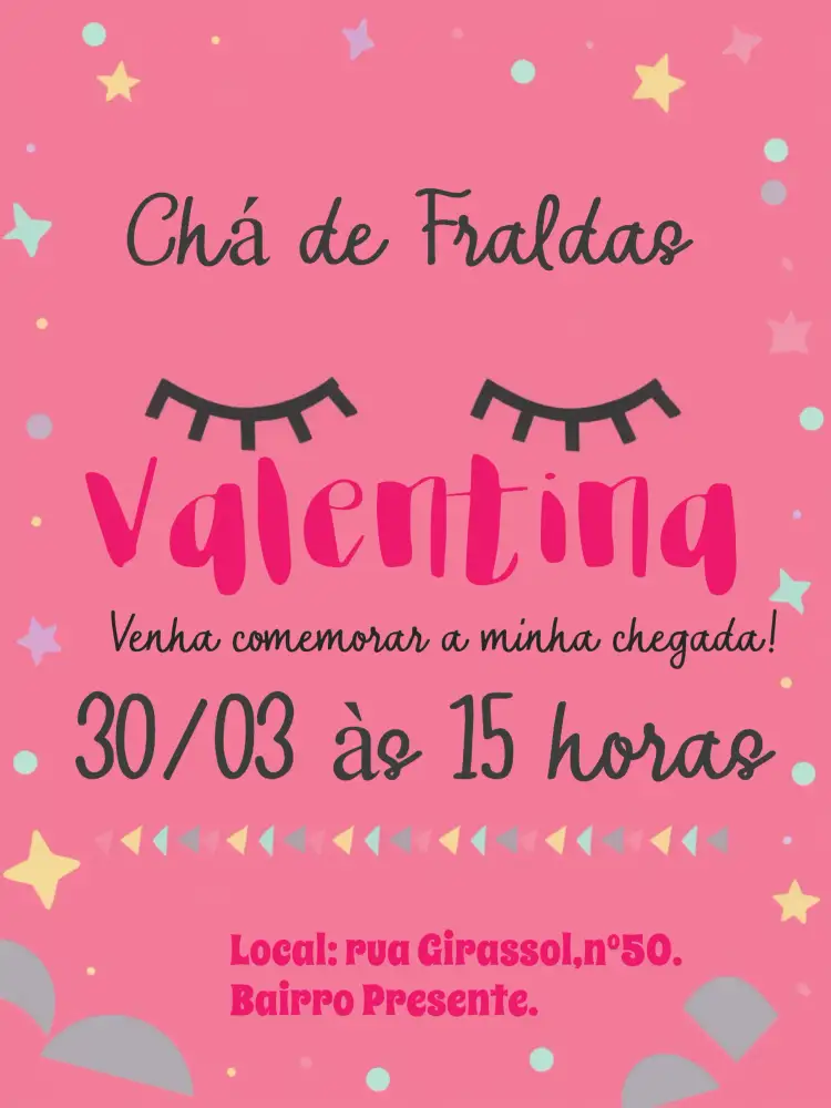 Convite Chá De Fraldas Floral Roxo – tema Chá de Panela floral, roxo, elegante, moderno, delicado