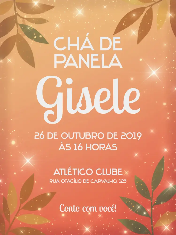Convite Chá De Panela Bride