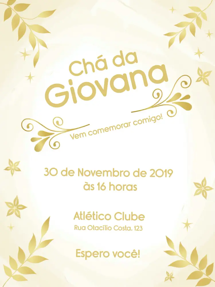 Convite Chá De Panela Bride