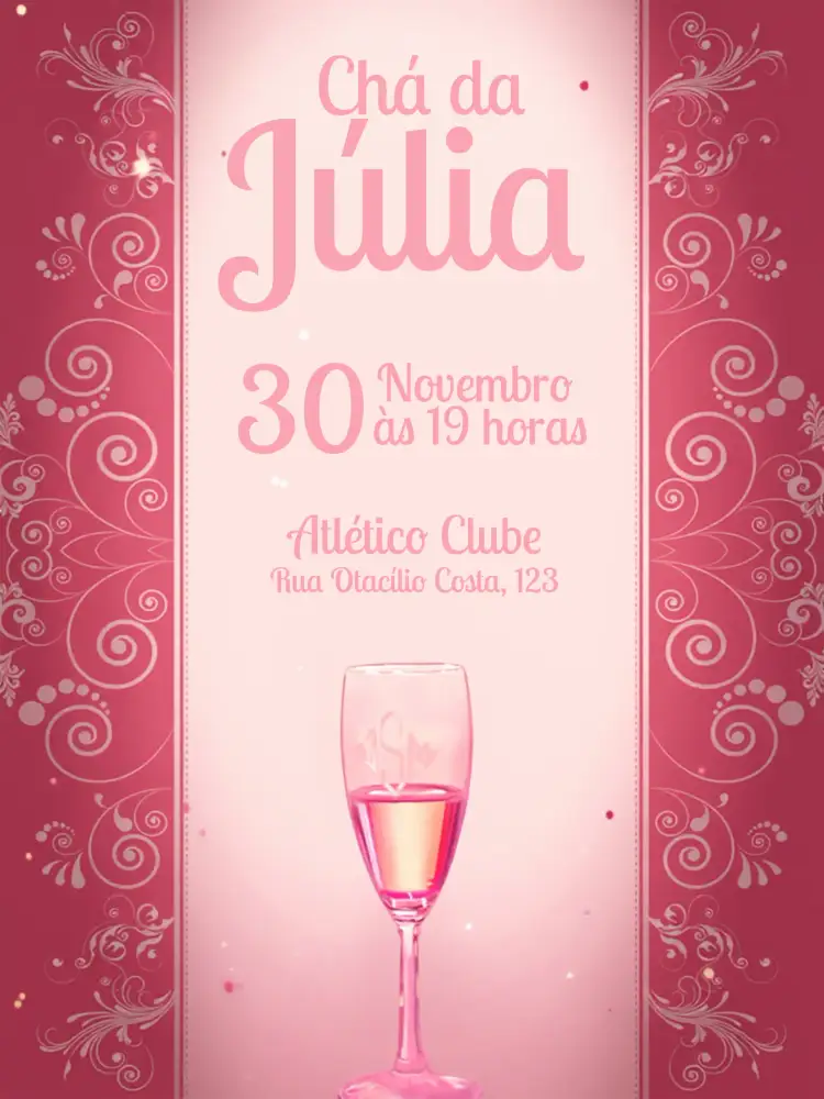 Convite Chá De Panela Bride – tema Chá de Panela rosa, romântico, moderno, elegante, divertido, feminino