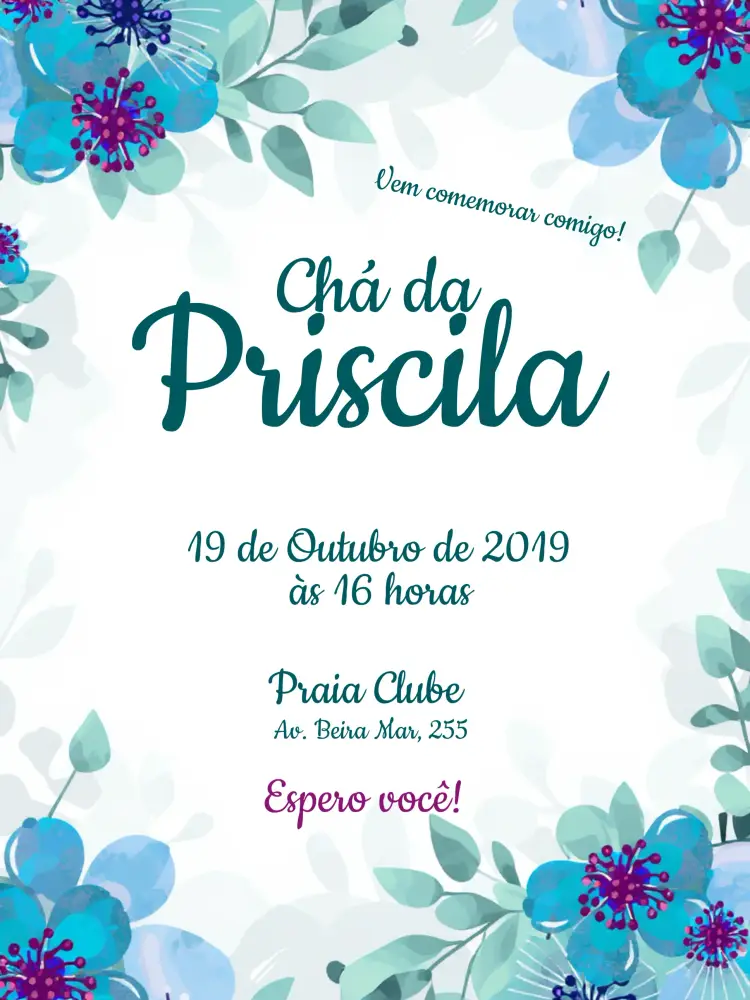 Convite Chá De Panela Casamento
