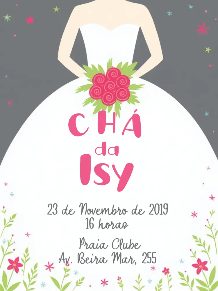 Convite Chá De Panela Noiva