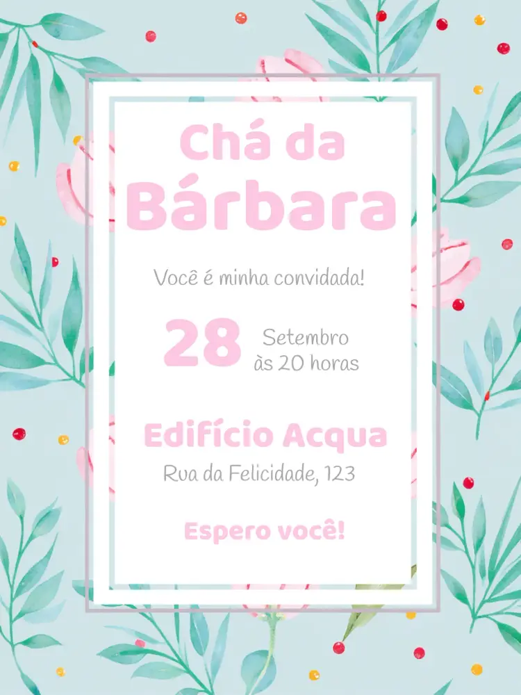 Convite Chá De Panela Noiva