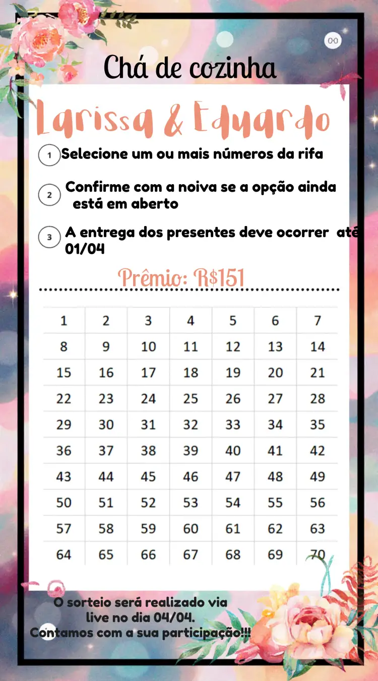 Convite Chá Panela Floral Branco – tema Chá de Panela floral, branco e rosa, elegante, moderno, minimalista
