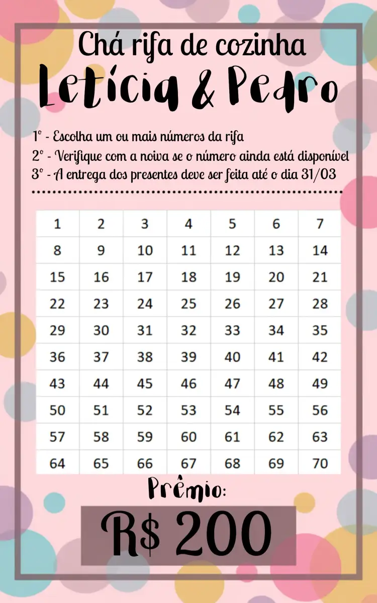 Convite Chá Rifa De Cozinha Noivos – tema Chá de Panela rosa, rouge, vinho, branco, colorido, romântico