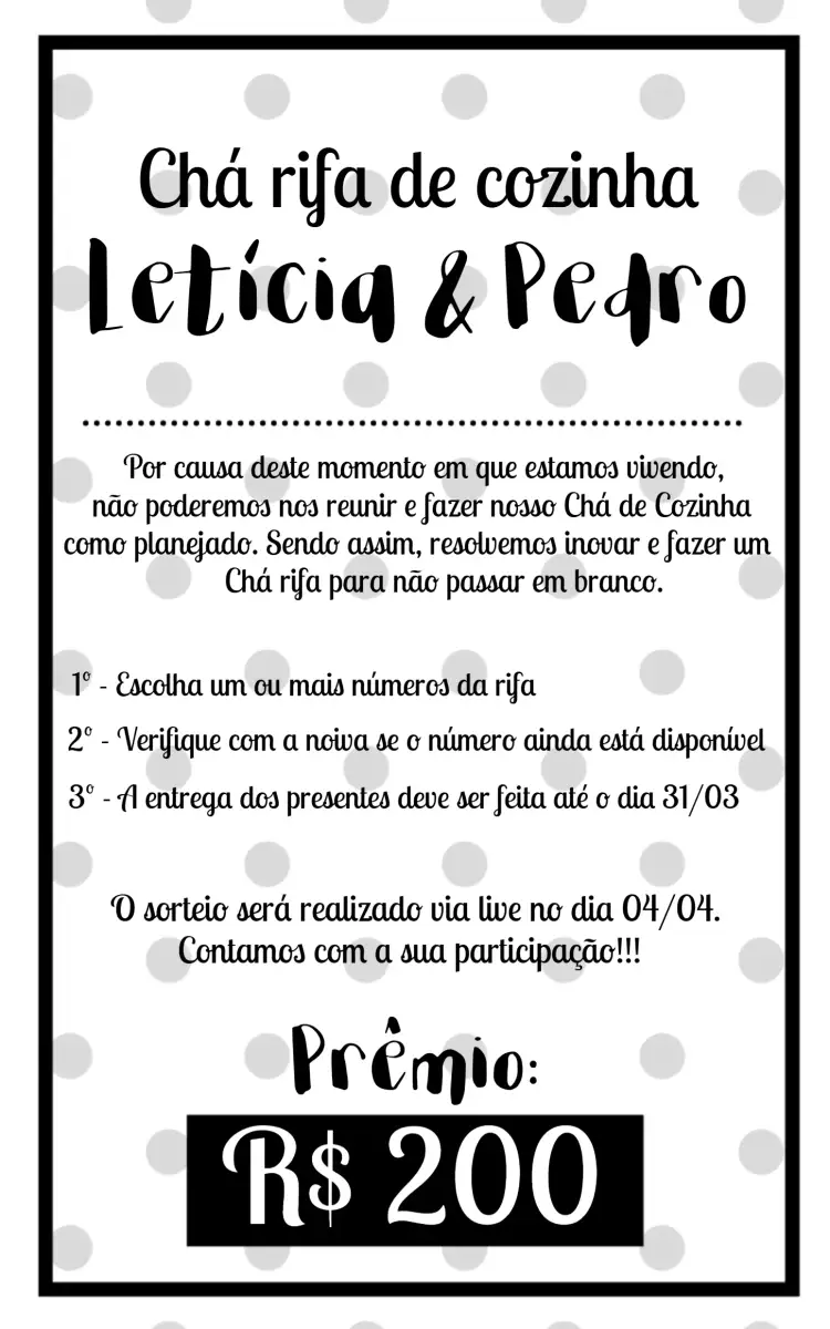 Convite Chá Rifa De Cozinha Noivos – tema Chá de Panela rosa, rouge, vinho, branco, colorido, elegante