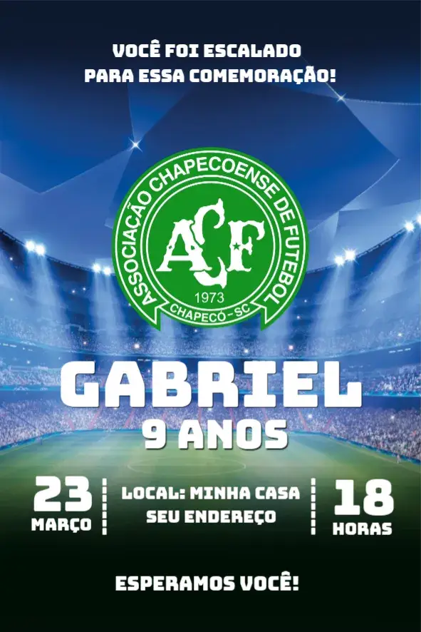 Convite Chapecoense 2