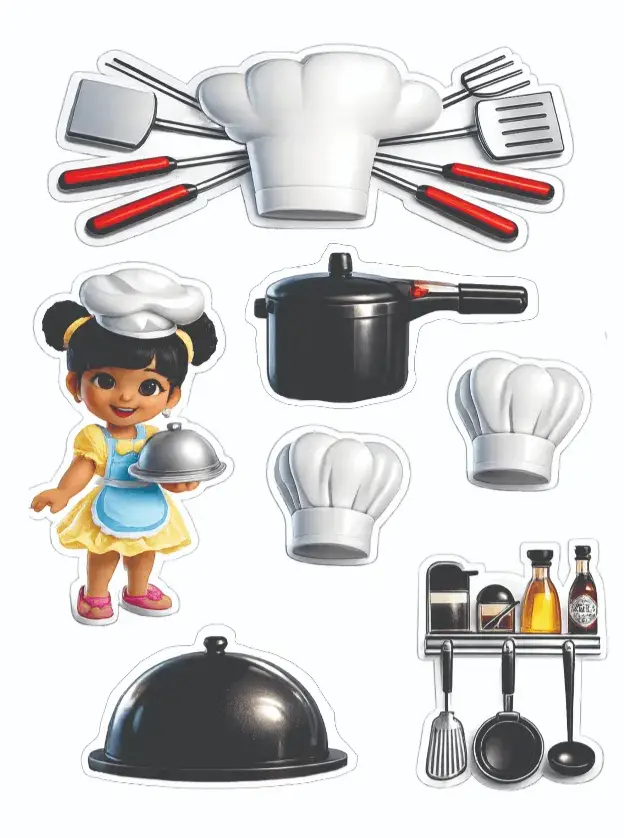 Convite Chef Menina