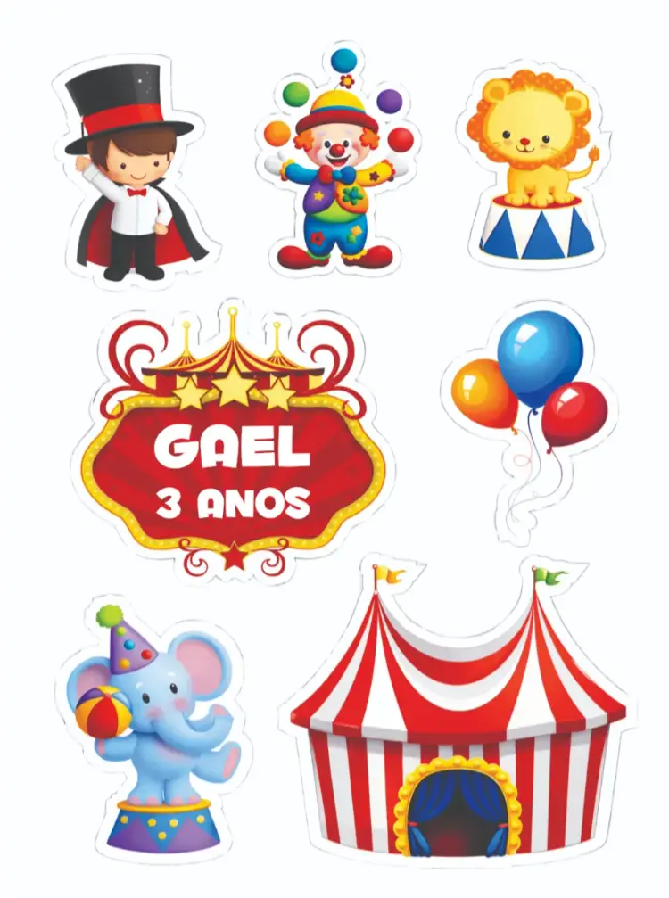 Convite Circo Menino