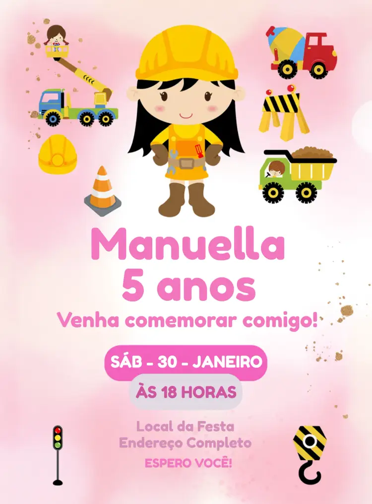 Convite Construção Contrutora