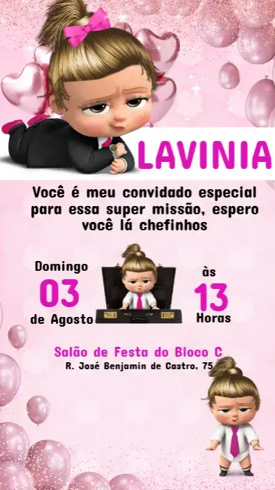 Convite Aniversário A PODEROSA CHEFINHA