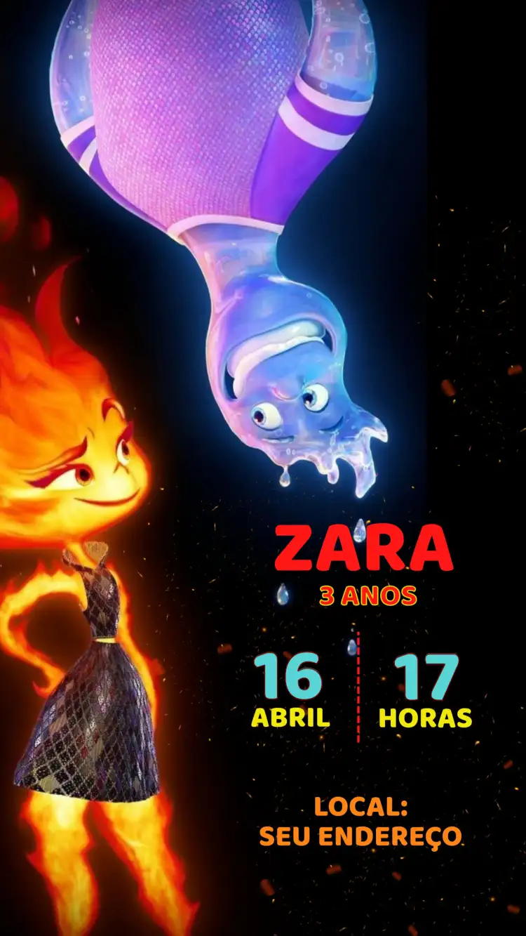 Invitación Cumpleaños Infantil Elementos