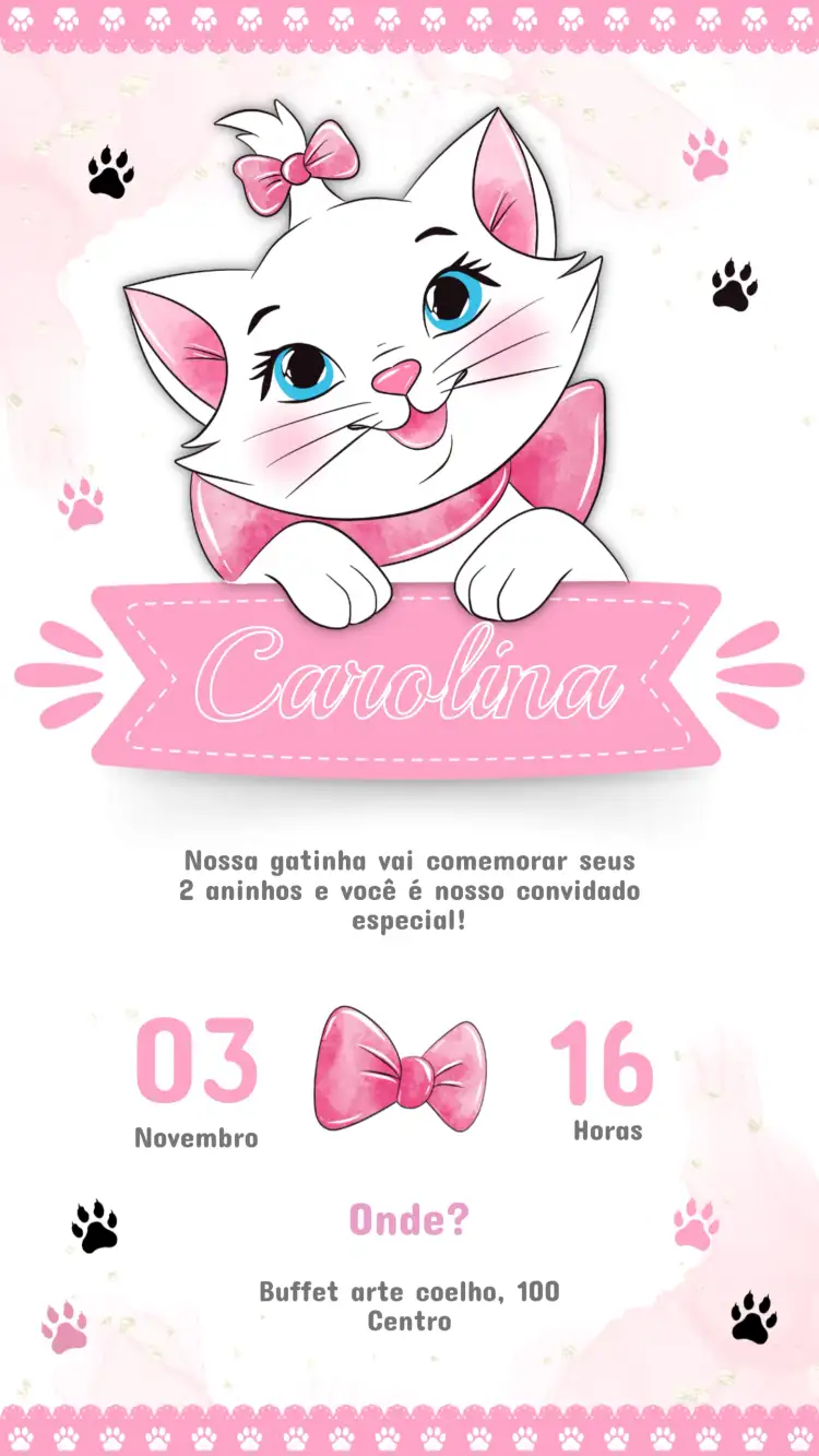 Marie's Children's Birthday Invitation
