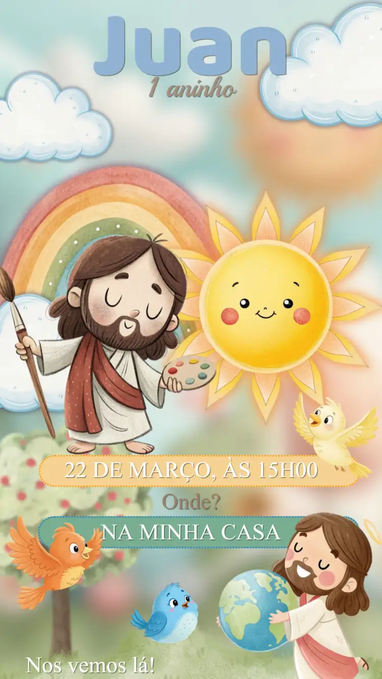 Convite Convite Aniversário O Maior Pintor do Mundo – tema Aniversário Infantil colorido, artístico, divertido, moderno, infantil, ilustrações