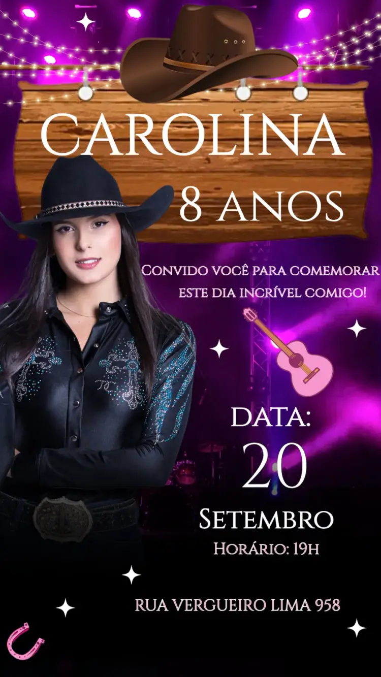 Convite Boiadeira