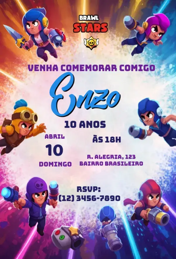 Brawl Stars Invitation