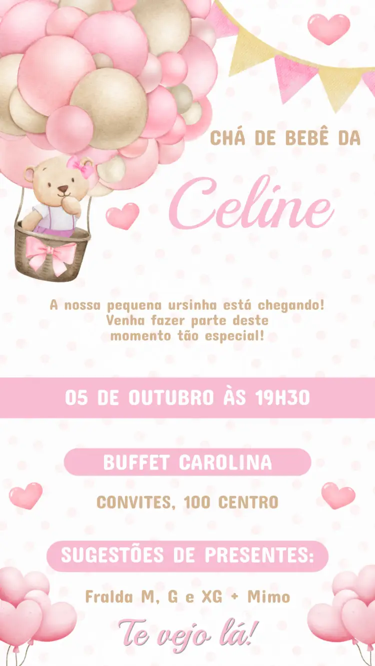 Baby Shower Invitation Girl