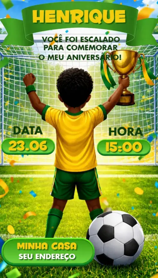 Invite Invitation World Cup 2026 editable and customizable