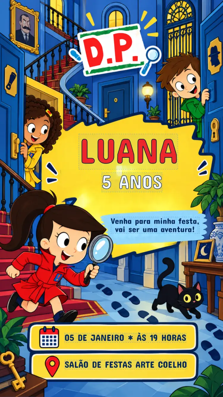 Convite de Aniversário Infantil DPA