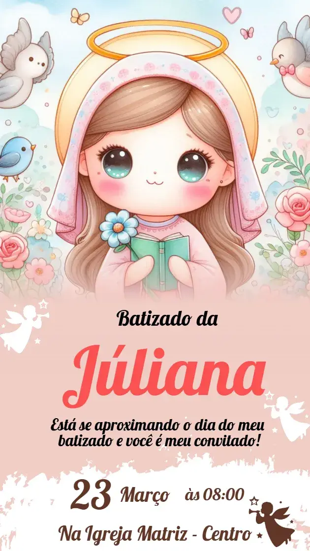 Convite de Batizado