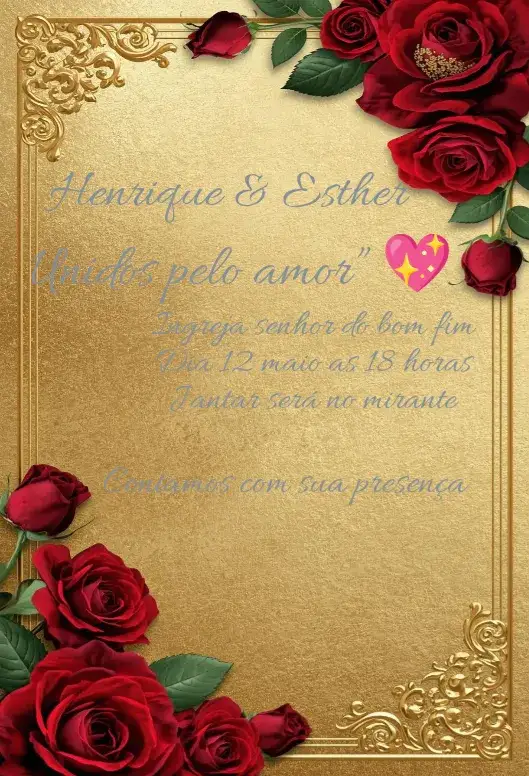 Invitation Wedding Invitation – Wedding theme floral, minimalist, golden, vintage, modern, boho