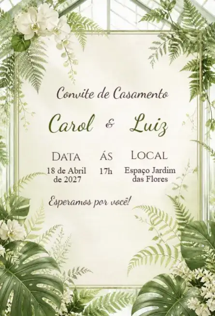 Invitation Editable Wedding Invitation – Wedding theme floral, classic, minimalist, elegant, romantic