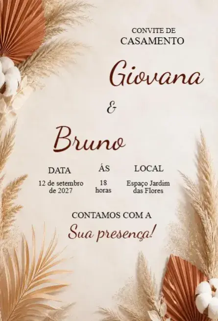 Elegant Wedding Invitation